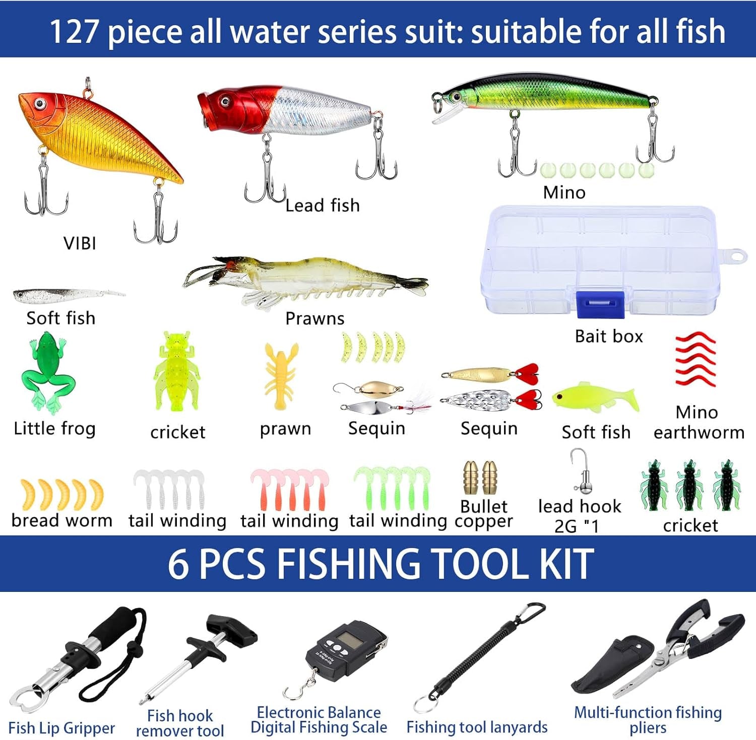 482 Pcs Fishing Sling Tackle Bag Set Fish Tackle Box Backpack Storage – Bass.gg