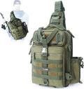 Fishing Tackle Backpack Storage Bag，Water-Resistant Fishing Backpack with Rod Holder，Fishing Gear Bag Gift for Men