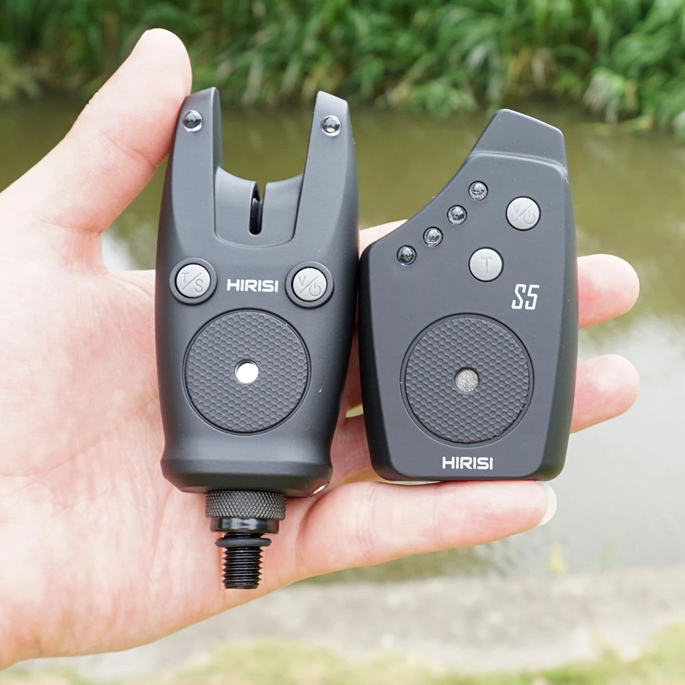 S5 Carp Fishing Bite Alarms Fishing Bite Indicator Waterproof Wireless Fishing Alarm Set Fishing Accessories