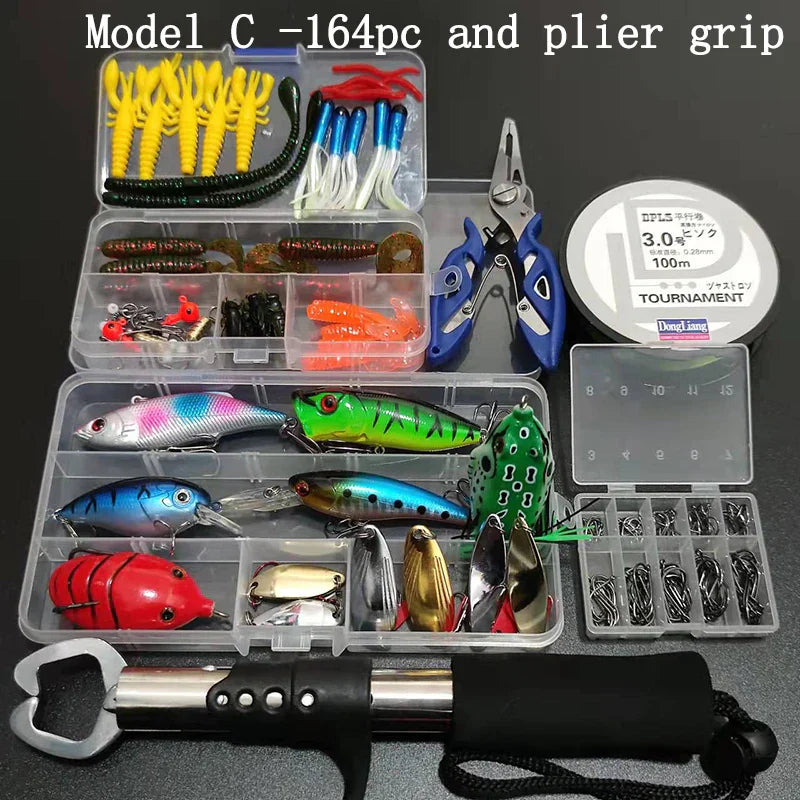 Fishing Lure Set 164Pcs Mixed