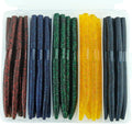 Senko Worms for Bass Fishing: 40PCS 5.5" Wacky Worm Lures Kit with Box | Senkos Soft Plastic Baits for Freshwater Saltwater | Slow-Fluttering Action